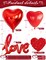 Anniversary Decorations – Banner, Heart Balloons, Love Balloon & Rose Petals (Red Gold) 12.5 x 8.6 x 0.6 inches